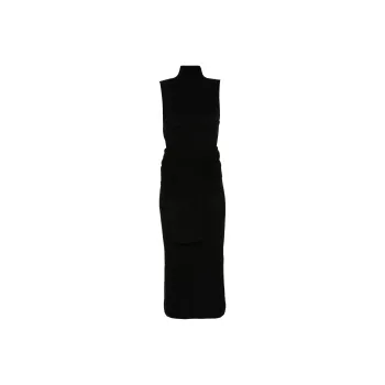 MM6 Maison Margiela Turtleneck Sleeveless Dress