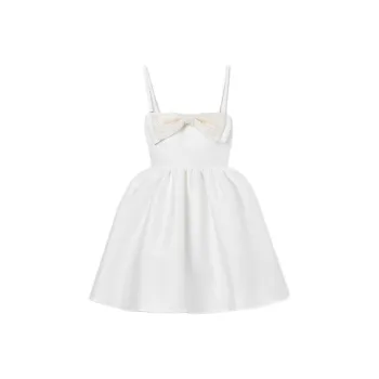 Self-portrait Taffeta Bandeau Mini Dress