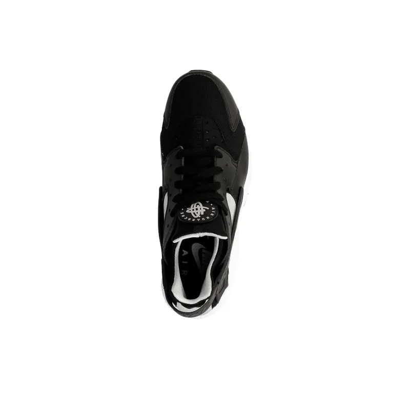 Nike Air Huarache Run Black Flat Silver White-2