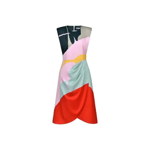 DIFFIE RIEGER Sleeveless Dress Women's Party Pink