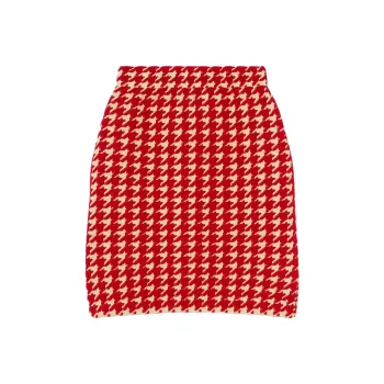 Burberry Casual Short Skirts Women's Red