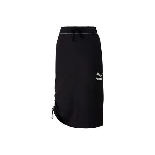 PUMA Casual Long Skirts Women's Black