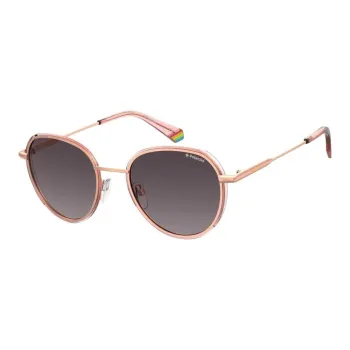 Polaroid Round Sunglasses Men's Pink