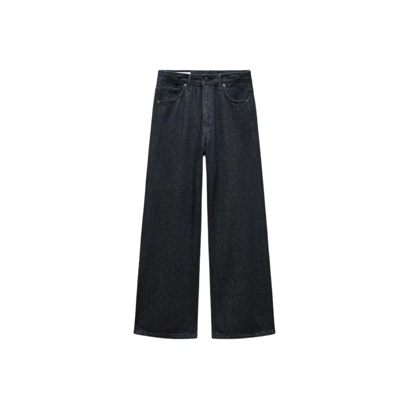 ZARA Trf Jeans Women's Dark Indigo-0