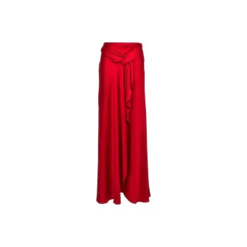 ALBERTA FERRETTI Casual Long Skirts Women's Red