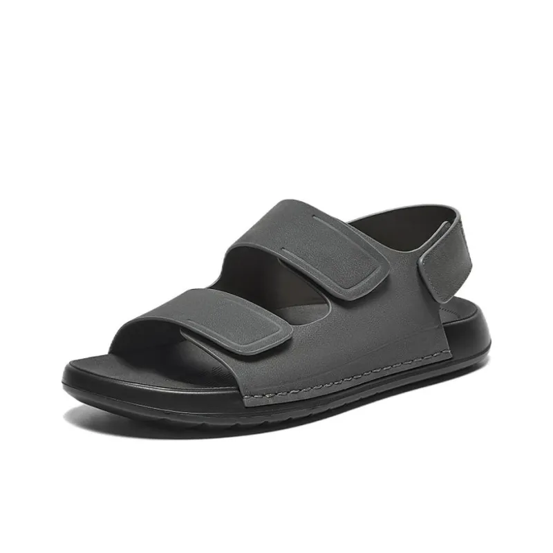 BATA Beach Sandals Men Gray, Brown-1