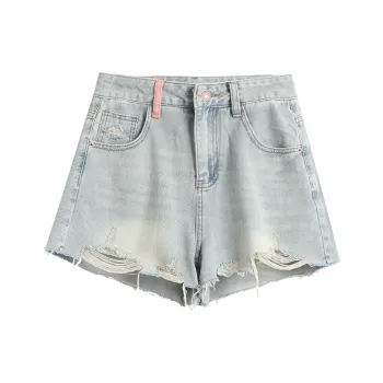 WOWI Denim Shorts Women's Nostalgic Blue