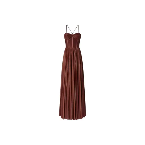 PINKO Plissé Maxi Dress
