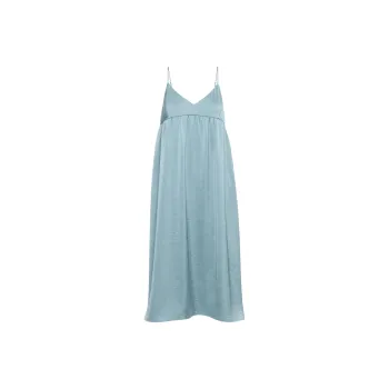 ARITZIA Wilfred Lover Satin Midi Dress Slip Dresses Women's Slab Blue/Board Blue