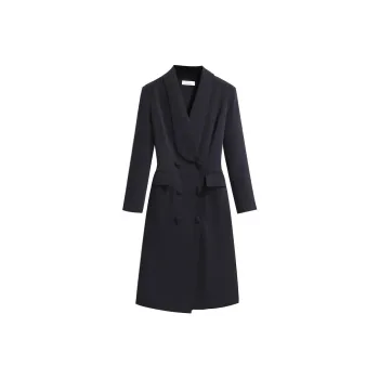 Silky Queen Long Sleeved Dresses Women's Black