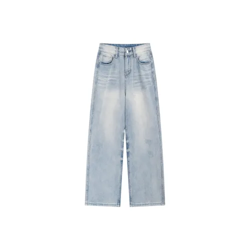 SNZX Jeans Women's Light Blue Pants