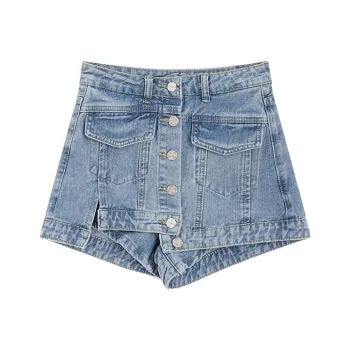 MINCOCROSEPEPPAR Denim Shorts Women's