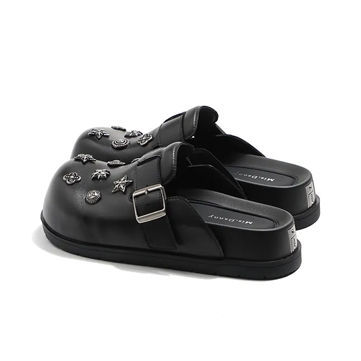 MIS. DANNY Slip Resistant Closed Toe Slippers Women's Black-3