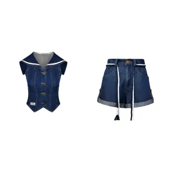 Udon House Casual Suit Women's Blue