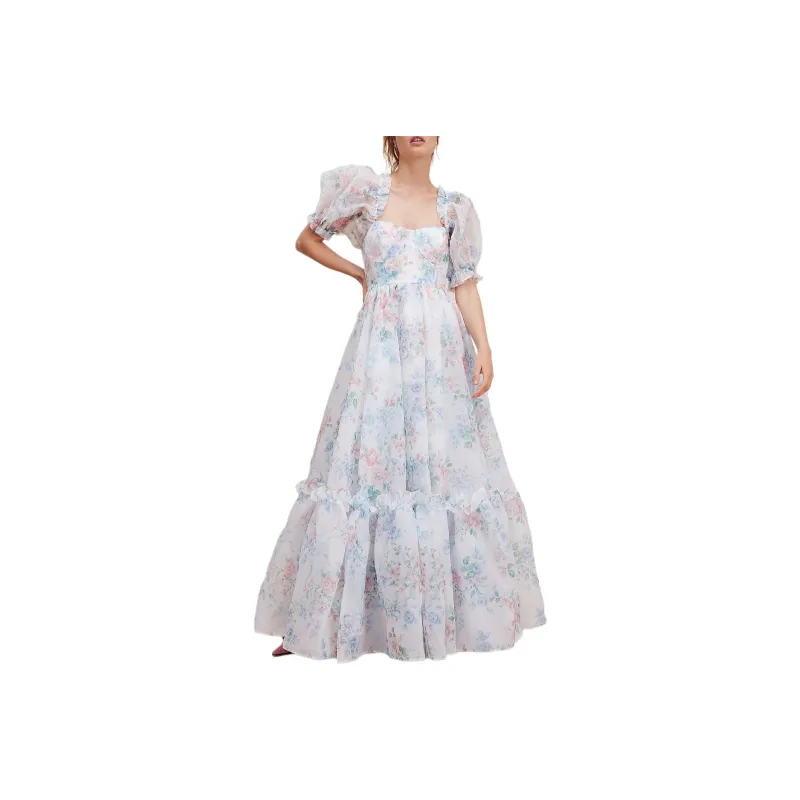 FREE PEOPLE Selkie The Ritz Dress Short-Sleeved Dresses Women's Mrs. Darcy/Dase Lady-0