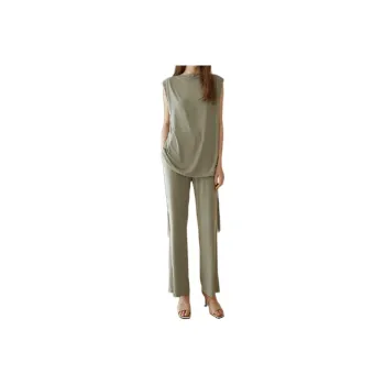 HUBBISH Casual Suit Women's Olive