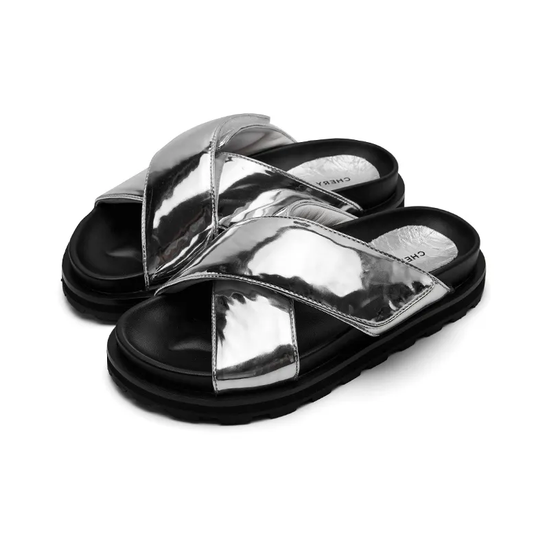 CHERYKALLY Slip Resistant Odor Resistant Abrasion Resistant Antibacterial Slide Slippers Women's-7