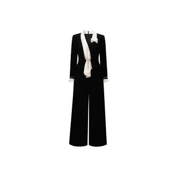 CHICHY CHICHY Size Sister Series Jumpsuit Women's Black