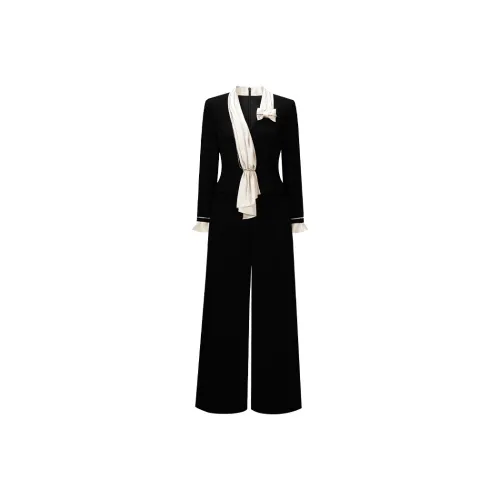 CHICHY CHICHY Size Sister Series Jumpsuit Women's Black