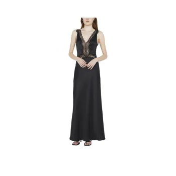 BEC+BRIDGE ALLEGRA LACE TRIM DRESS Sleeveless Dress Women's BLACK/Black
