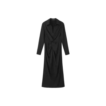 NINE WEST Long Sleeved Dresses Women's Black