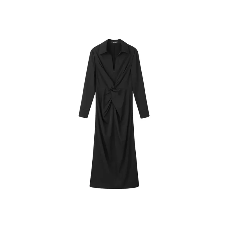 NINE WEST Long Sleeved Dresses Women's Black-0
