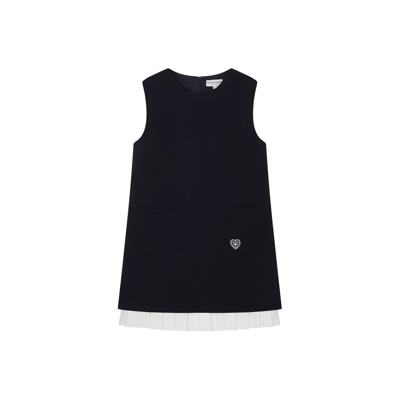 Teenie Weenie Sleeveless Dress Women's Navy Blue-0