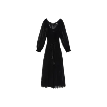 DOEN NEVAEH DRESS Long Sleeved Dress Women's Black