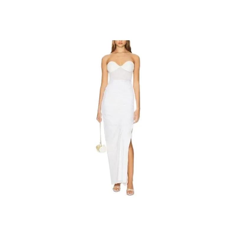 MILK BAOBAB Sleeveless Dress Women's White-0