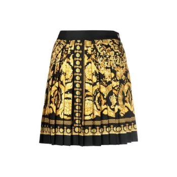 VERSACE Baroque Printed High Waist Skirt