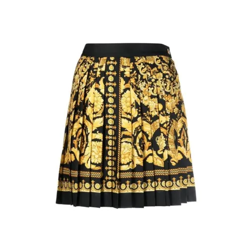 VERSACE Baroque Printed High Waist Skirt