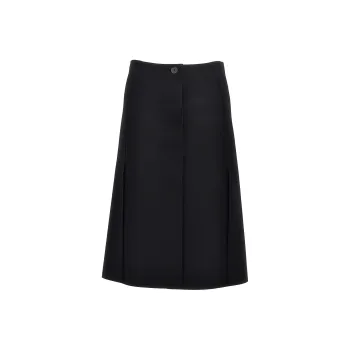 Lanvin Back Slit A Line Skirt