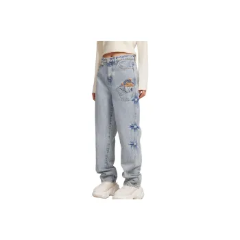 LALABOBO Jeans Women's Medium Blue White