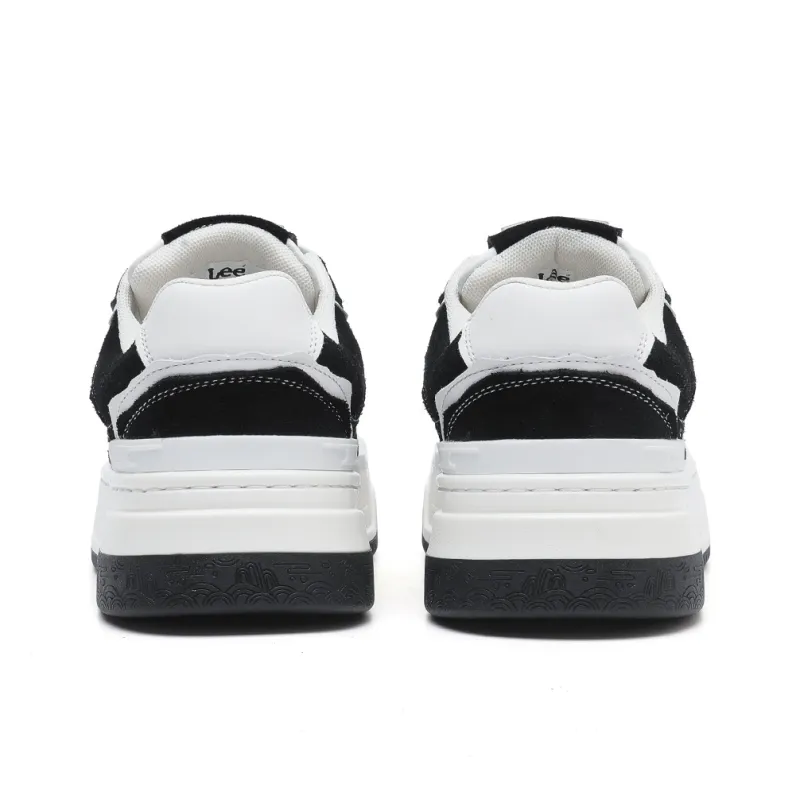 Lee Puffy Shoes Abrasion Resistant Breathable Height Increasing Low Top Skateboard Shoes Men's-3