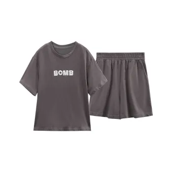 A Paradise For Awakening Casual Suit Women's Gray