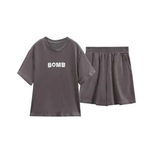 A Paradise For Awakening Casual Suit Women's Gray