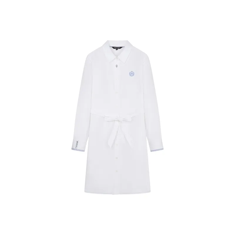 Teenie Weenie Long Sleeved Dresses Women's White-0