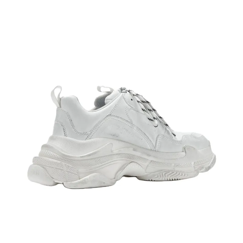 Balenciaga Triple S Casual Shoes Men's White-2