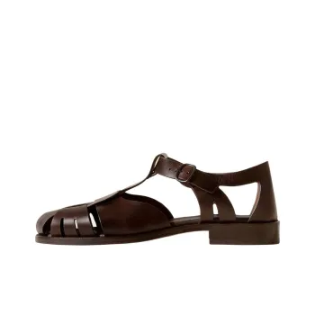 Hereu Pesca Roman Sandals Men's Dark Brown