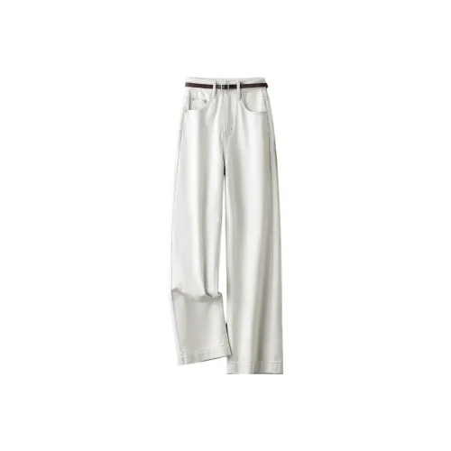 IHIMI Jeans Women's Gray White