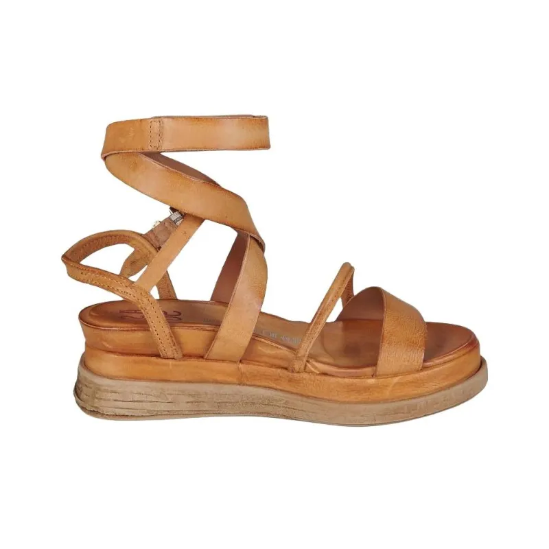 AirStep LAGOS 2.0 BUCKLE Roman Sandals 6cm Women's Brown-1