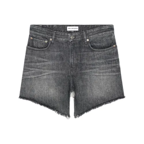 Balenciaga Cut Up Raw Hem Mini Skirt