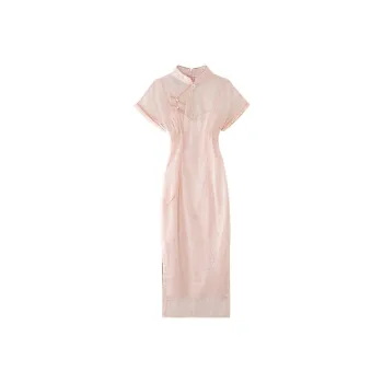 JINYE ORIENTAL Cheongsams Women's Apricot Pink