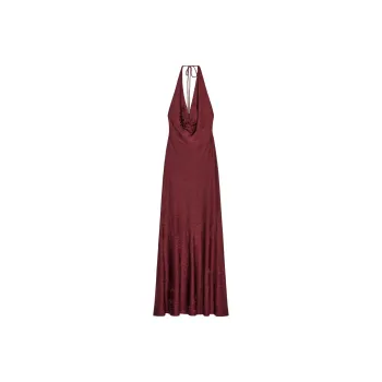 ZARA Sleeveless Dress Women's Dark Red