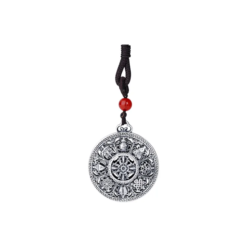 LAOMIAO 999 Fine Silver Necklaces Unisex-0