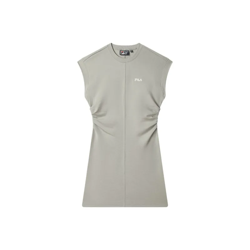 FILA Sleeveless Dress Women's Khaki Green-0
