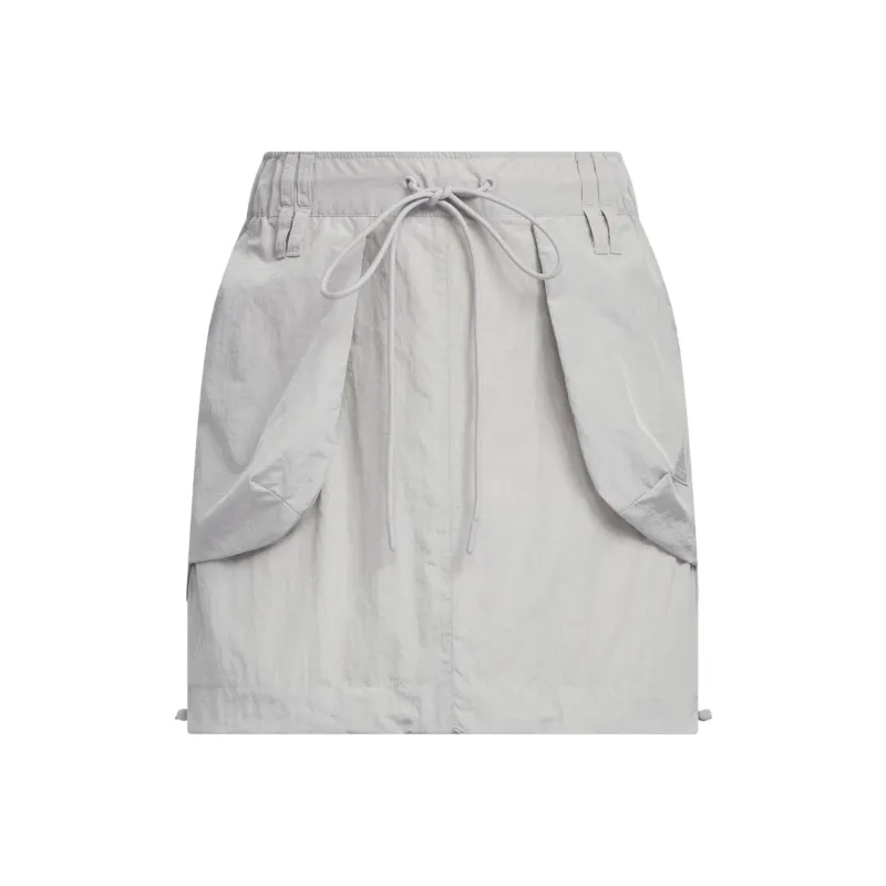 Adidas FUSTL SKIRT Casual Long Skirts Women's Light Gray-0