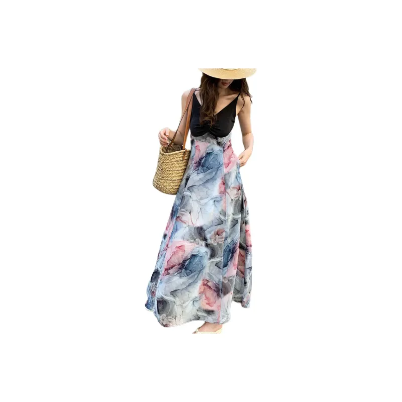 NANING9 Slip Dresses Women's Black-0