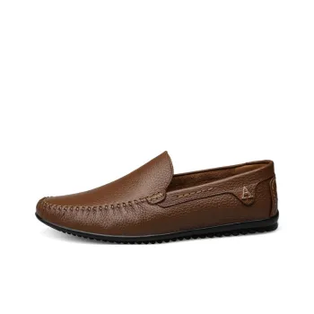 LEXON Gommino Loafers Unisex Black/Dark Brown/Khaki