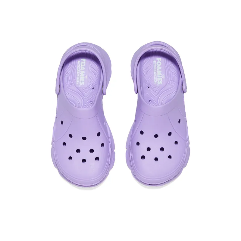 Skechers Sandals Clogs Women's Purple-3